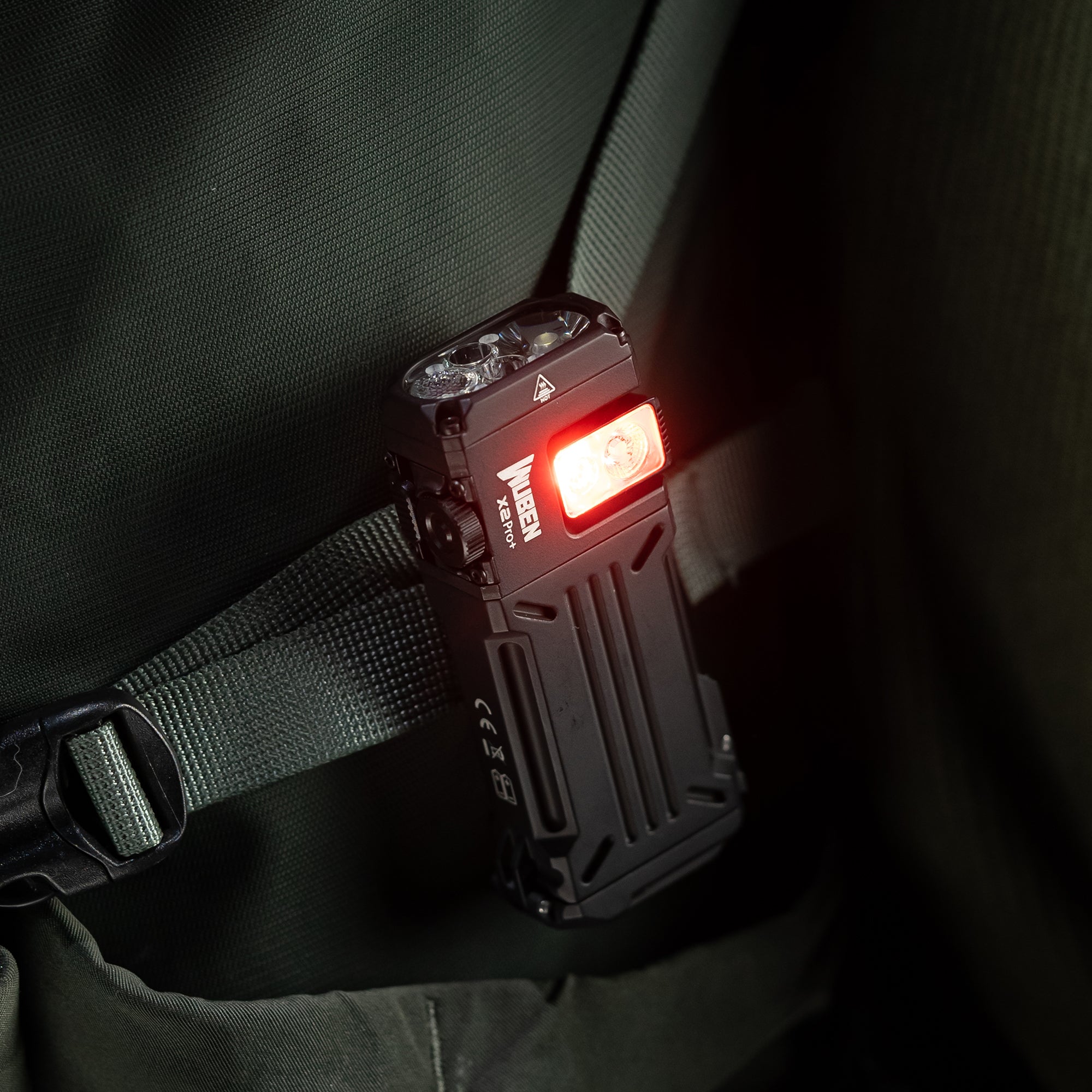 wuben X2 Pro 1500 Lumens Flashlight （Optional RGB or UV side light）