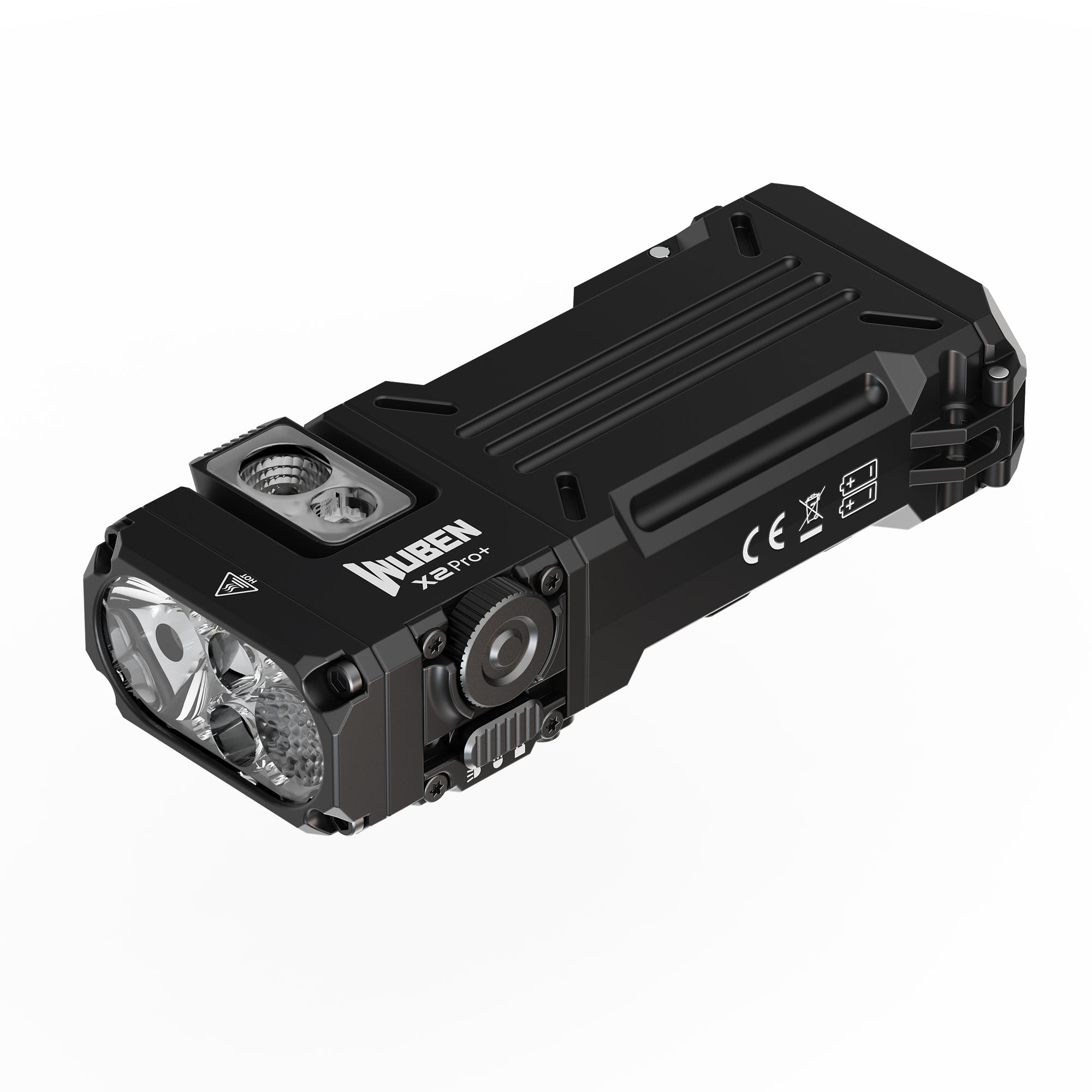 wuben X2 Pro 1500 Lumens Flashlight （Optional RGB or UV side light）