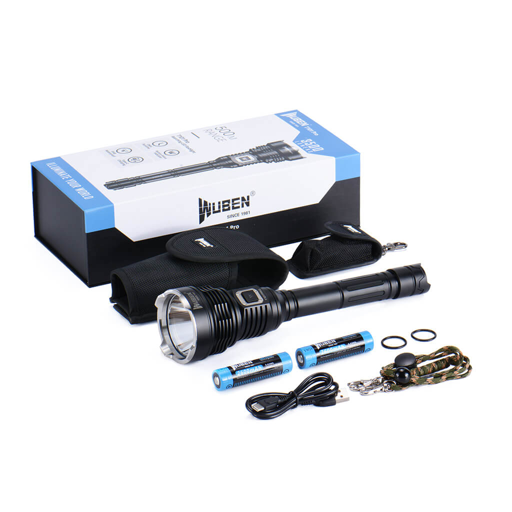 Wuben T101 Pro Hunting Flashlight - 3500 Lumens - Included